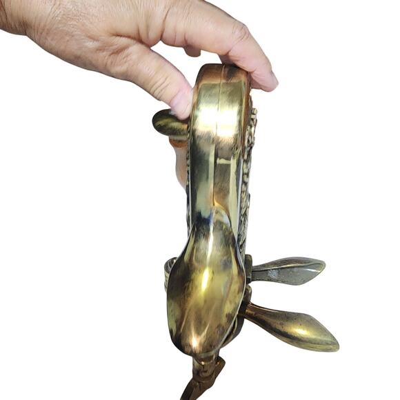 LEGRALE EUC VINTAGE ANTIQUE BRASS & WOOD TABLE TOP BOTTLE OPENER CORK SCREW - Picture 3 of 8